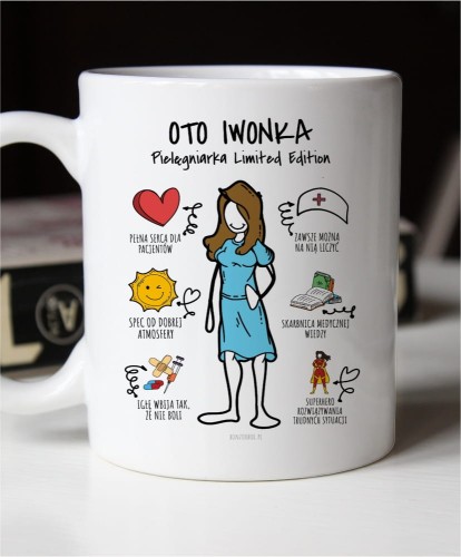 Kubek personalizowany na prezent dla pielęgniarki i lekarza