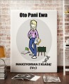 Plakat personalizowany na prezent dla nauczycielki - DOPASUJ POSTAĆ I ATRYBUTY