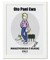 Plakat personalizowany na prezent dla nauczycielki - DOPASUJ POSTAĆ I ATRYBUTY