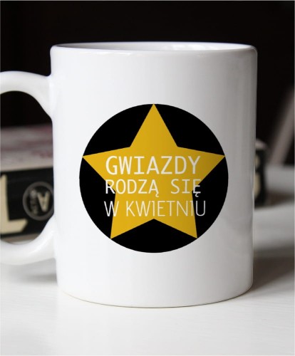 Kubek na urodziny z nadrukiem - Gwiazda