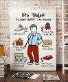 Plakat personalizowany na prezent dla dziadka