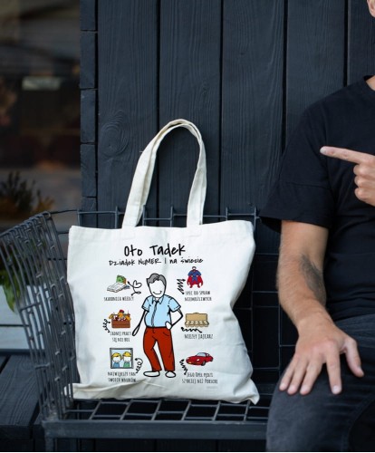 Torba personalizowana na prezent dla dziadka
