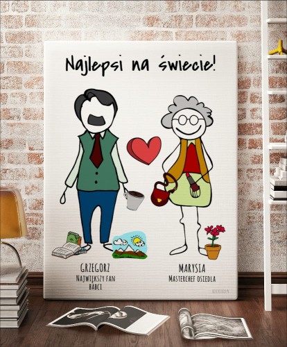 Kubek personalizowany na prezent dla babci i dziadka 