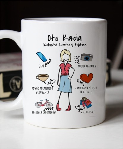 Kubek personalizowany na prezent dla niej na Walentynki