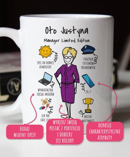 Kubek personalizowany na prezent dla niej na Walentynki