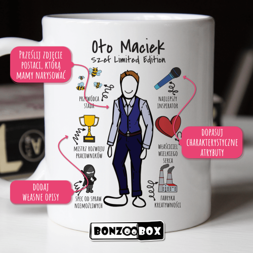 Kubek personalizowany na prezent dla chłopaka