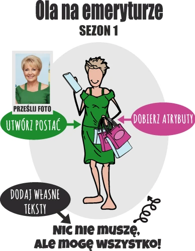 Koszulka personalizowana na prezent dla emerytki tworzony ze zdjęcia