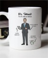 Kubek personalizowany na prezent dla szefa tworzony z własnej podobizny