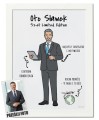 Plakat personalizowany na prezent dla szefa tworzony z własnej podobizny