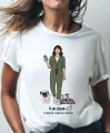 Koszulka personalizowana na prezent dla kobiety tworzona z własnej podobizny