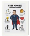 Kubek personalizowany na prezent dla szefa z prostą personalizacją