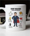 Koszulka personalizowana na prezent dla szefa z prostą personalizacją