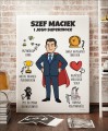 Torba personalizowana na prezent dla szefa z prostą personalizacją
