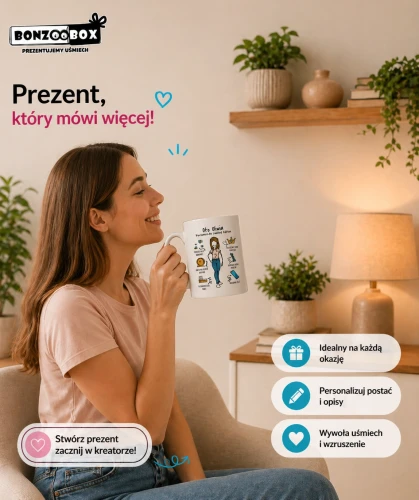 Śmieszny prezent dla kierowniczki – personalizowany kubek na każdą okazję