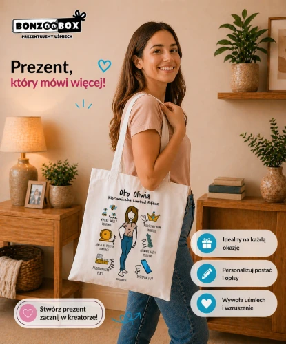 Śmieszny prezent dla kierowniczki – personalizowana torba na każdą okazję