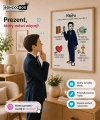 Prezent na komunię dla chłopca – personalizowany plakat pamiątkowy