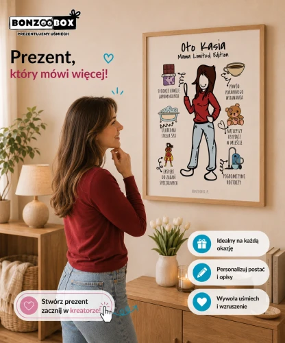 Prezent dla mamy – personalizowany plakat na każdą okazję