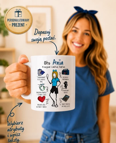 Śmieszny prezent dla koleżanki z pracy – personalizowany kubek na każdą okazję