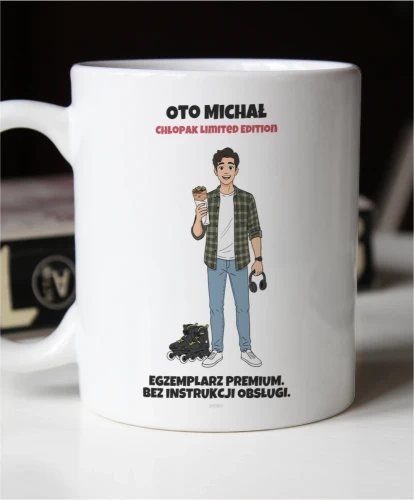 Personalizowany kubek dla chłopaka ze zdjęcia