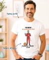 Personalizowana koszulka Halloween dla mężczyzny z postacią ze zdjęcia