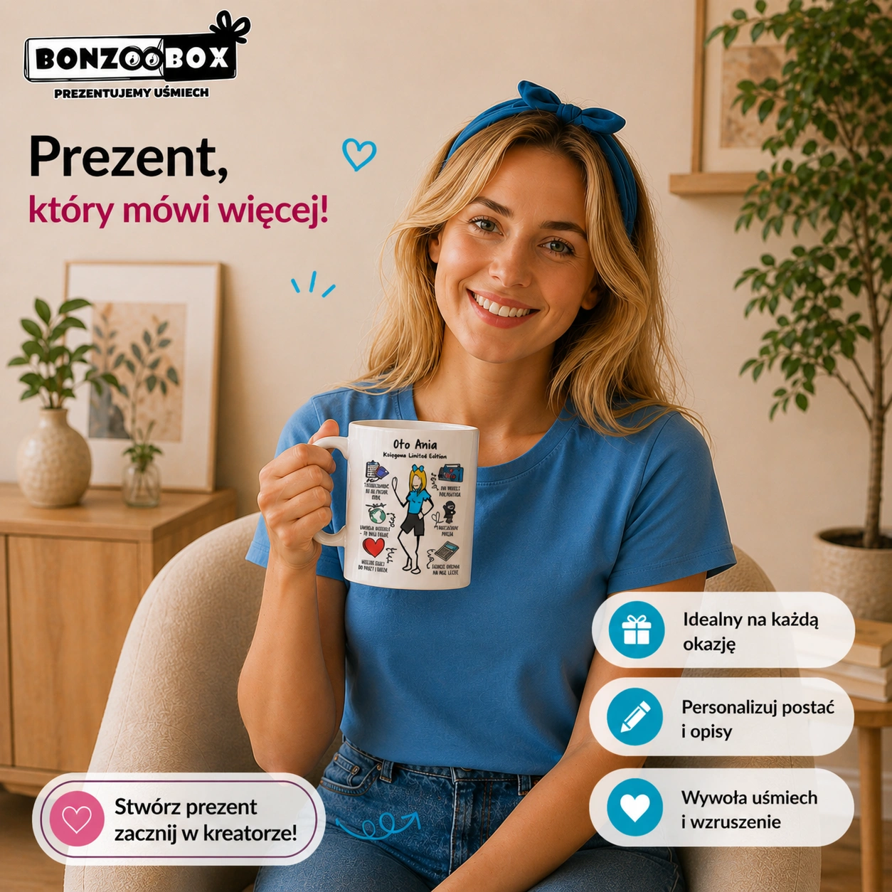 Śmieszny personalizowany kubek dla koleżanki z pracy na pożegnanie